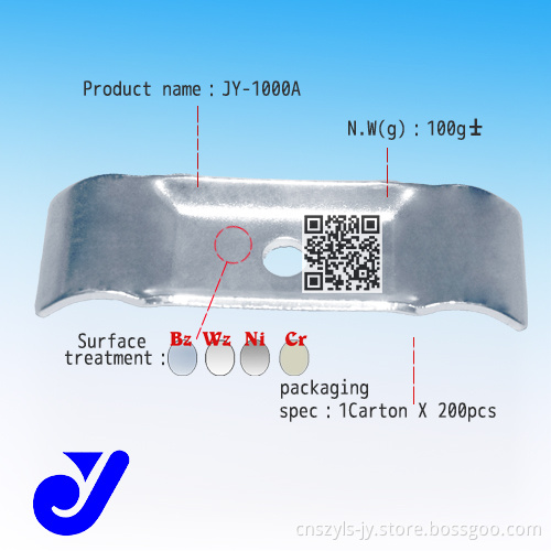 Jy-1000A|Metal Fitting|Anti-Rust Pipe Clamp|Lean Tube Fixator|Caster Fixator
